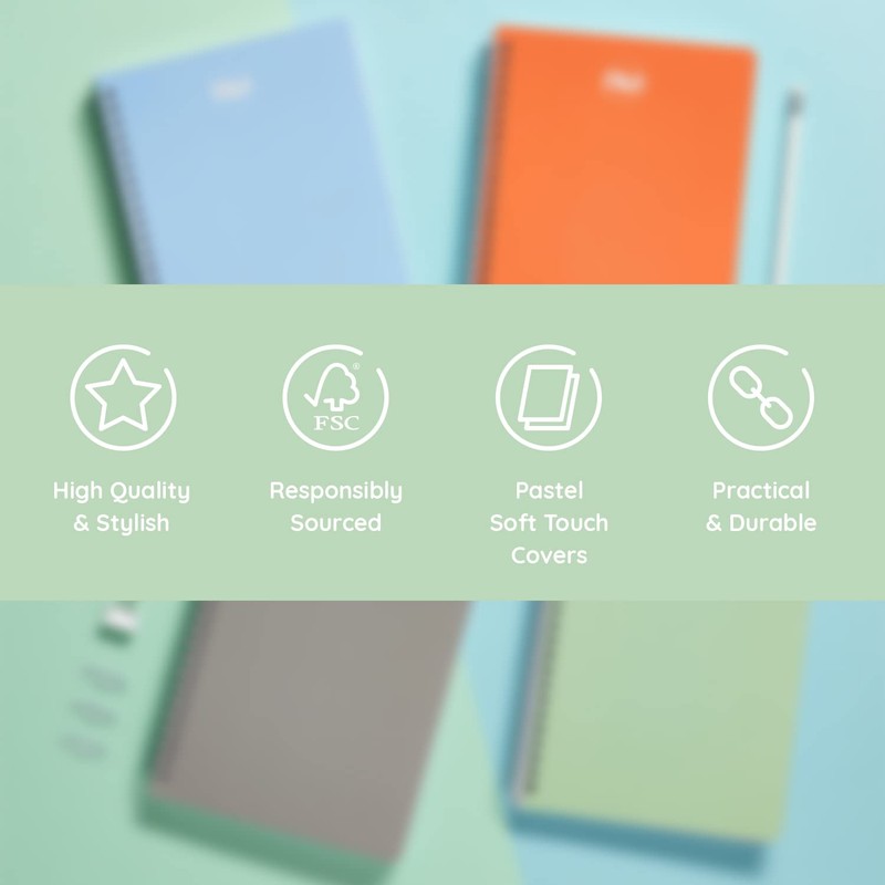 NU Notebooks - Spectrum Pastels Range - Green Journal Notebook