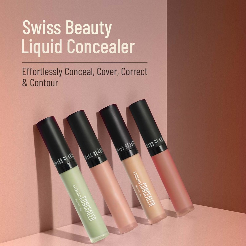 Swiss Beauty Professional Liquid Concealer For Face (Medium-Moyen)