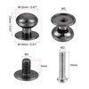 sourcing map 12mm Head Dia. Round Knobs Pull Handle, 24pcs