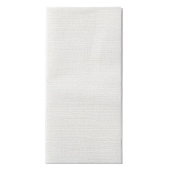 Hoffmaster 120072 Linen-Like Select Dinner Napkin, 17" Length x 17" Width, White, 1/8 Fold (Case of 300)
