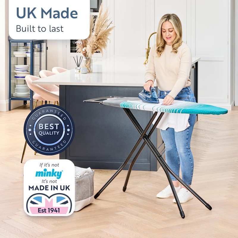 Minky York Ironing Board with Extra Wide Ironing Surface |