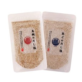Misumiya Suisan Domestic Red Snapper and Chin Dashi Salt, 5.6 oz (160 g) x 1 Bag of Each