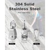 Rocaris 25 Pack M15 Lifting Single Pulley Block 304 Stainless