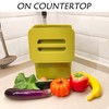 stonespace Small Kitchen Trash Can with Lid, Compost Bin Indoor