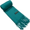 CJ Apparel Teal Green Men's Nepalese Solid Colour Fashion Scarf