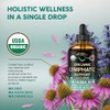 USDA Organic Lymphatic Drainage Supplement - Echinacea | Elderberry |