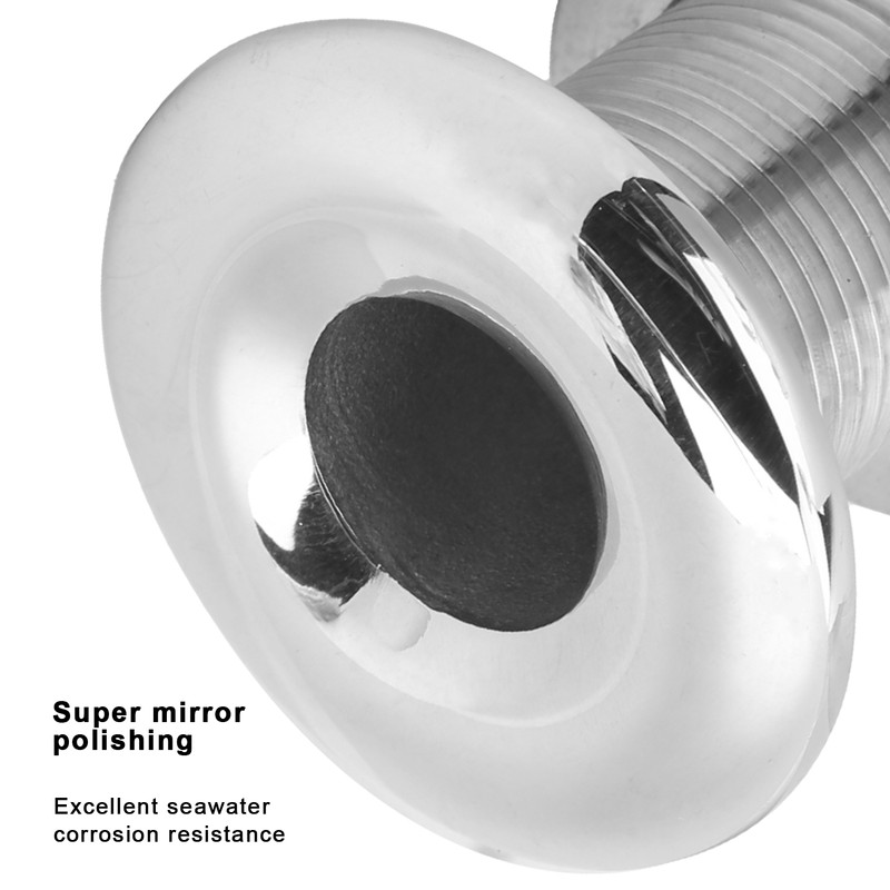 Thru Hull Fitting Connector Stainless Steel MJS022 Outlet Joint for
