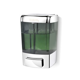 SVAVO Soap Dispenser Wall Mount 23.7oz / 700ml, Household Commercial Soap Dispenser Bathroom, Hand Soap Dispenser Wall Mounted for Liquid, Shower Body Wash, Restaurant, Kitchen, ABS Chrome