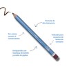 EYE CARE Kajalstift/Eyeliner, fest Farbe: braun, 1er Pack (1 x