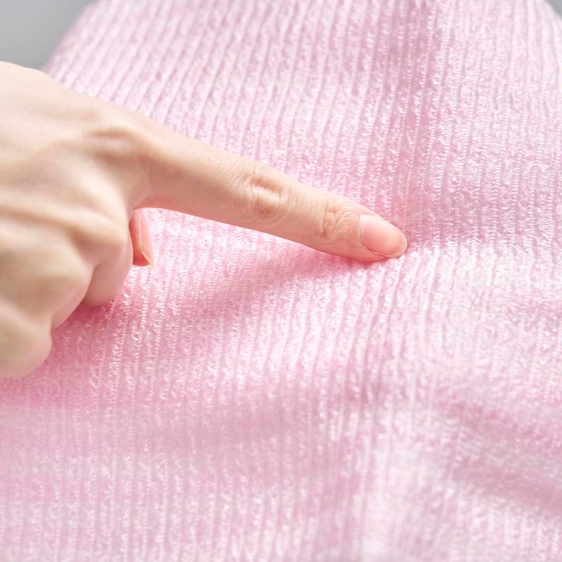 Aisen BTD04 Body Towel, Normal Pink, Thick Foam Overflowing, 11.0