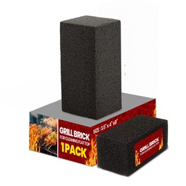 PailSail Commercial Grill Cleaning Bricks Available in 1, 2, 3, 4, 6, or 12 Packs – Pumice Stone Cleaner for Flat Top Grills and Griddles – Chemical-Free and Effective (1 Pack)