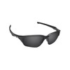 Alphax Stealth Black Polarized Replacement Lenses for Oakley Flak Beta