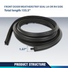 PIT66 Front Door Weatherstrip Seal Compatible with Chevy Silverado GMC