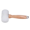 Leather Carving Hammer White T Shaped Nylon Leather Stamping Hammer