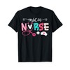 Micu Nurse Heart Stethoscope T-Shirt