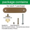 Single Hole Double Hole Leather Handle Leather Cowhide Handles, Drawer