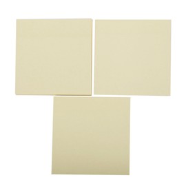 Desk Tech Sticky Notes, 3" x 3", 3 Pads, 50 Sheets/Pad - Blank Self-Stick Note Pads Self Adhesive Memo for Office, School, Daily Life