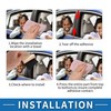 A ABSOPRO Door Pillar Window Trim Cover Front Rear Left