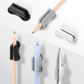 Qulkws 6 Pcs Sticky Pen Holder Silicone Pens Holders Adhesive Pen Holder Pens Holders with Dual Slots Easy Organize & Access for Marker Stylus Wall Desk Accessories Clipboard Teacher Supplies