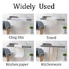 Runseaway 1Pc Paper Towel Holder Under Cabinet, Self-Adhesive or Screw