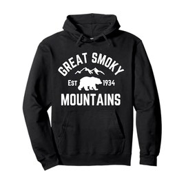 Great Smoky Mountains National Park Bear Tennessee Nature Pullover Hoodie