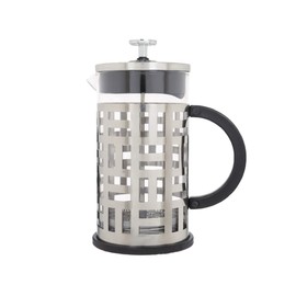 Cafetera prensa francesa para 3 tazas, de borosilicato armazon de acero inoxidable | GF-06 - REIMART