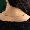 Gold Necklace Extenders,14K Gold Chain Extenders with Round Clasp, Durable