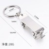 [AIXUAN] Men's Boys Cool Mini Skateboard Metal Keychain Keychain Car
