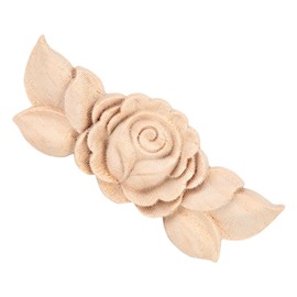 4pcs Wood Carving Decal Corner Wood Carving Decals Wood Carving Applique Wood Carving Decal Furniture Furniture Applique Furniture Decoration Applique Wooden Furniture Applique Unpainted Scandinavian Wood Carving Decoration Easy Install Furniture Decor W