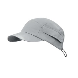 QUINTRA Baseball Cap Quick Dry Leisure Sports Mountaineering Cap Men Summer Outdoor Travel Cap Arched Cycling Cap Summer Hat, gray, One Size