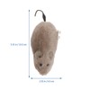 Pack of 4 Wind Up Mice Racing Rats Realistic Plush