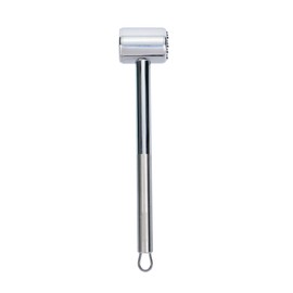Restaurantware-German Standard Kitchen Meat Mallet, 1 Dual-Sided Meat Tenderizer - Ergonomic Handle, Dishwashable, Stainless Steel Meat Pounder, Heavy-Duty, For Tenderizing Poultry, Steak, Beef