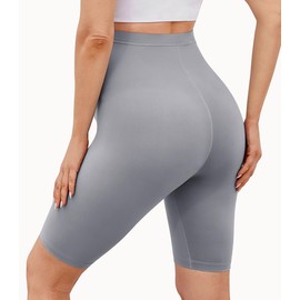 VALANDY Creamlush Maternity Shorts Over The Belly - 8" Pregnancy Biker Shorts Women Lounge Yoga Pants