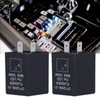 2Pcs LED Flasher 2‑Pin Electronic Relay Normally Open Car Turn