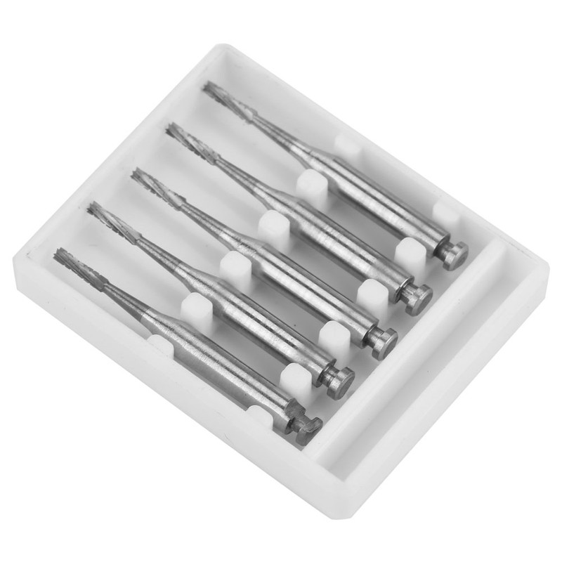 5pcs Low Speed Tungsten Carbide Steel Dental Cutting Burs Dentist