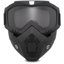 TAIZER Motorcycle Helmet Riding Goggles Glasses Motorcycle Goggles Mask Motorcycle Glasses Detachable Warm Goggles Vintage Motocross Goggles Motorcycle Motocross Face Mask Fog Proof
