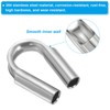 PATIKIL 5/16 inch/8 mm Wire Rope Hose Thimble 2 Pack