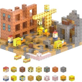 Magnetic Building Blocks for Kids, Magnetic Tiles Build Cubes Game, 100PCS STEM Educational Magnet Toys, Ideal Gift for Toddlers Boys Girls Grandkids Christmas Birthday