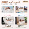 Meewtunn Tissue Case, Multi-functional Storage Box, Stylish, PU Leather Material,