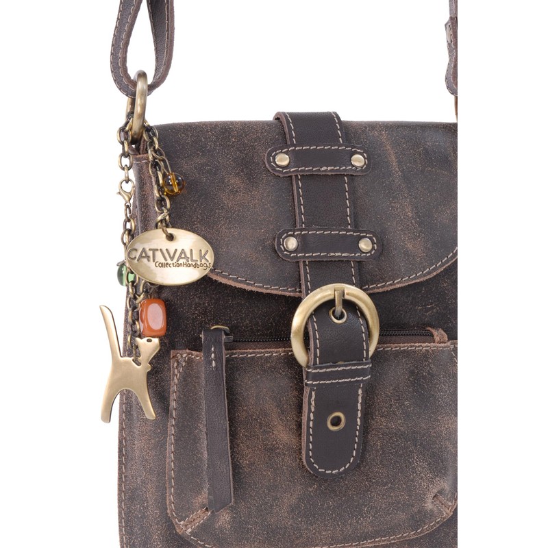 Catwalk Collection Handbags - Ladies Small Cross Body Bag -