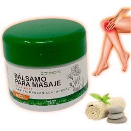 Balsamo Para Masaje Efecto Caliente Arnica Manzanilla Mentol
