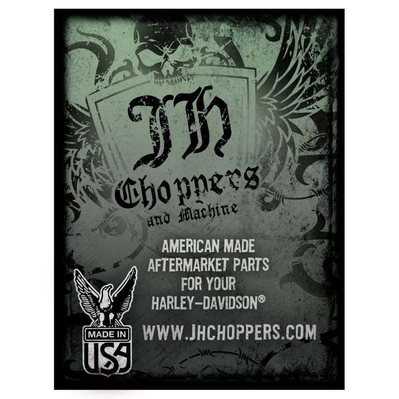 JH Choppers and Machine LLC 1.0in Springer Handlebar Riser Adapter