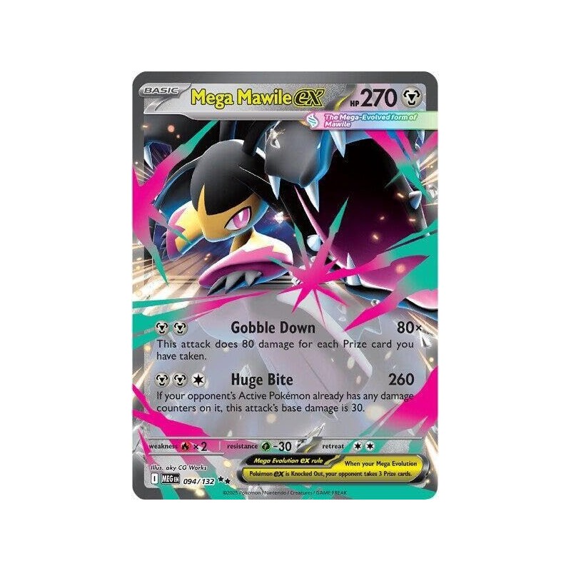 Pokemon - Mega Mawile ex - 094/132 - ME01: Mega