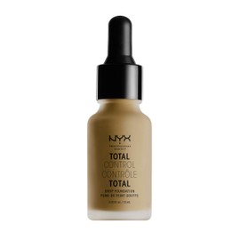 NYX Professional Makeup Total Control Drop Foundation, Precise Dosing, Build-Up Opacity, Long Lasting, Vegan Formula, Matte