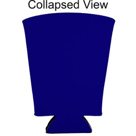 Blank Foam Pint Glass Coolie (4 Pack, Royal Blue) - Made in USA