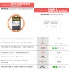 Anguila Max - BI-Nylon-Einzelfaser-Kabeleinziehhilfe, 22 m, 4mm, Kombi-Endstücke, lachsfarben