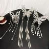2024 Elegant Cutout Butterfly Claw Clip - Luxurious Light Luxury Hair Accessory Accessory Butterfly - Willow Leaf Tail - Peppia Direct Deal 10ea