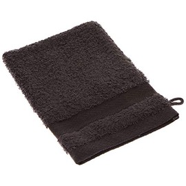 LASA Home Collection Royal Crésent 16 x 21 cm Cotton Wash Cloth, Taupe, 16 x 21 x 1 cm