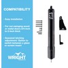 Wright Products V2012BL Heavy Duty Tap-N-Go Pneumatic Closer, Black