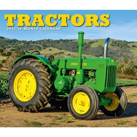 Calendar Ink, Tractors Deluxe 2025 Wall Calendar